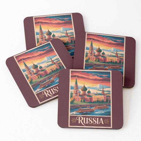 Item preview, Russia Novosibirsk Illustration Travel Art Vintage designed and sold by KrisSidDesigns.