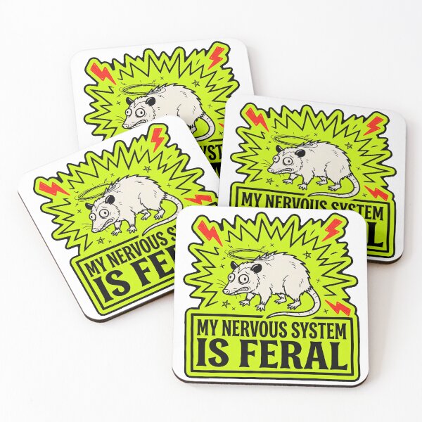 Item preview, My Nervous System Is Feral designed and sold by H7-STUDIO.