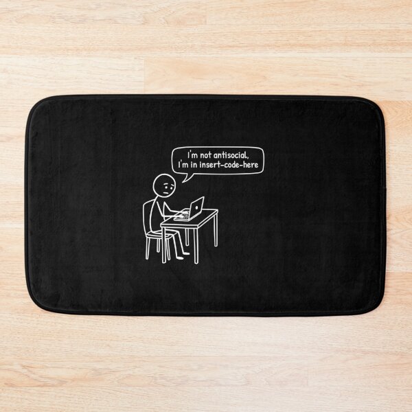 Item preview, I’m Not Antisocial XKCD Style Programmer Humor designed and sold by AnnSign.