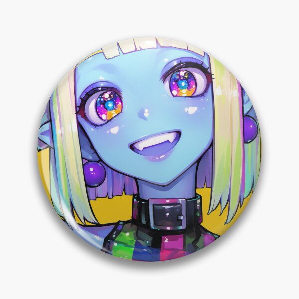 Item preview, Kawaii Anime Demon Girl Portrait designed and sold by bubblegoth.