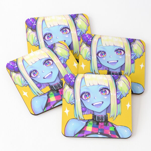 Item preview, Kawaii Anime Demon Girl Portrait designed and sold by bubblegoth.