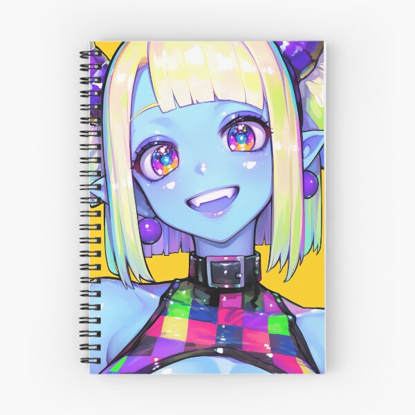 Item preview, Kawaii Anime Demon Girl Portrait designed and sold by bubblegoth.