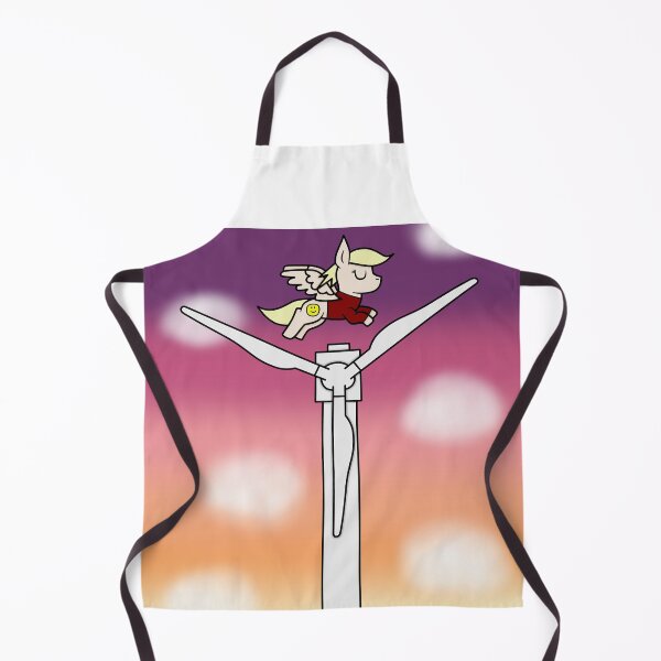 Item preview, Flying Over The Eco Windmill designed and sold by Lightning Bolt's Merchandise.