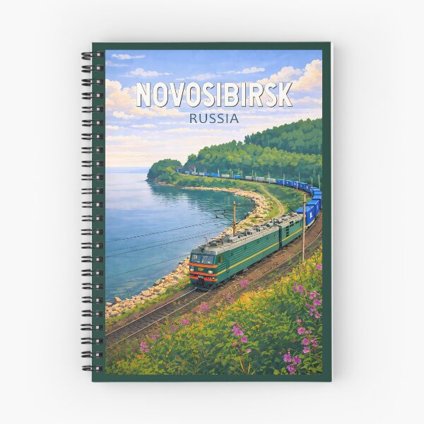Item preview, Novosibirsk Russia Illustration Travel Art Vintage designed and sold by KrisSidDesigns.