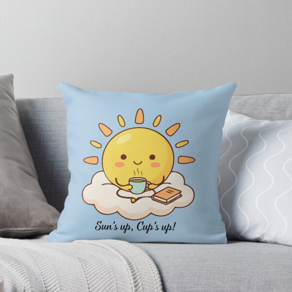 Item preview, Sun’s Up Cup’s Up Cute Sun Coffee Design – Happy Morning Aesthetic for Stickers, Mugs, Phone Cases, Pouches, Tote Bags, Mouse Pads & Gifts designed and sold by SyedaPrints.
