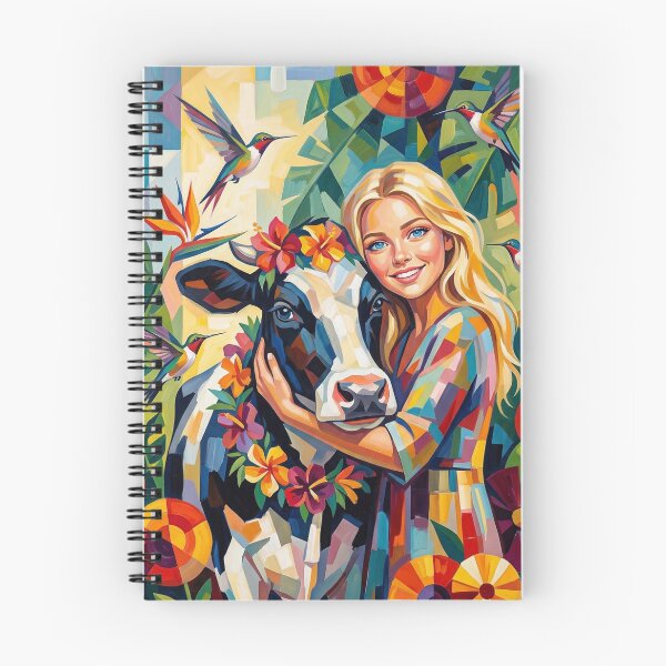 Item preview, The girl with the cow. designed and sold by Natalia-Vlad.