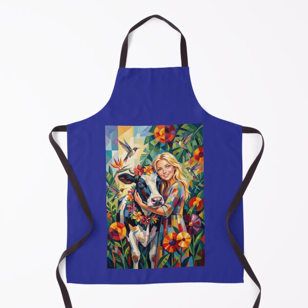 Item preview, The girl with the cow. designed and sold by Natalia-Vlad.