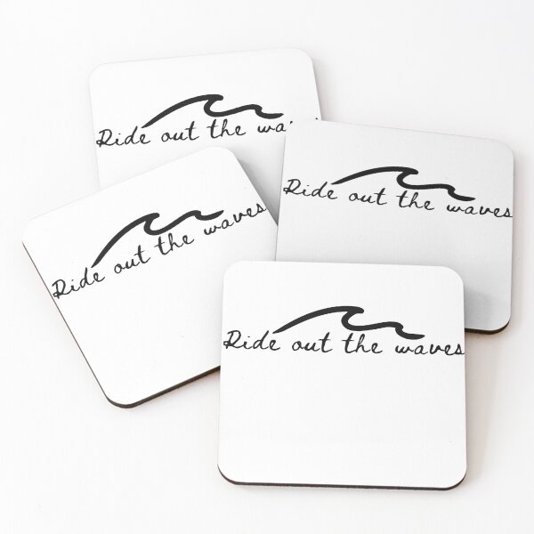 Item preview, Ride Out the Waves – Minimal Resilience Quote designed and sold by Stillpath Co..