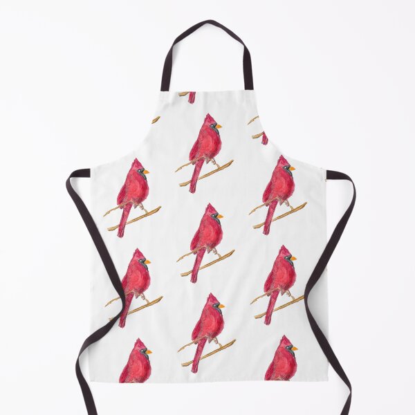 Item preview, Cardinal on Branch Watercolor designed and sold by Cessy Kaplan.
