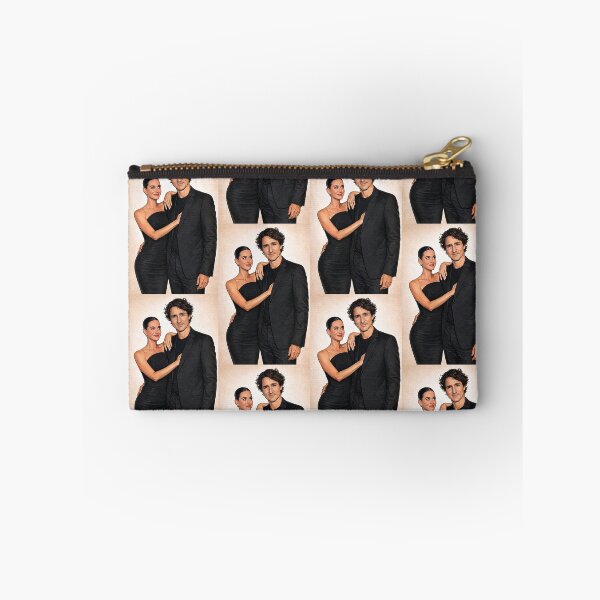 Item preview, Katy Perry and Justin Trudeau, chic in all black (fan art) designed and sold by PopCultureAndStuff.