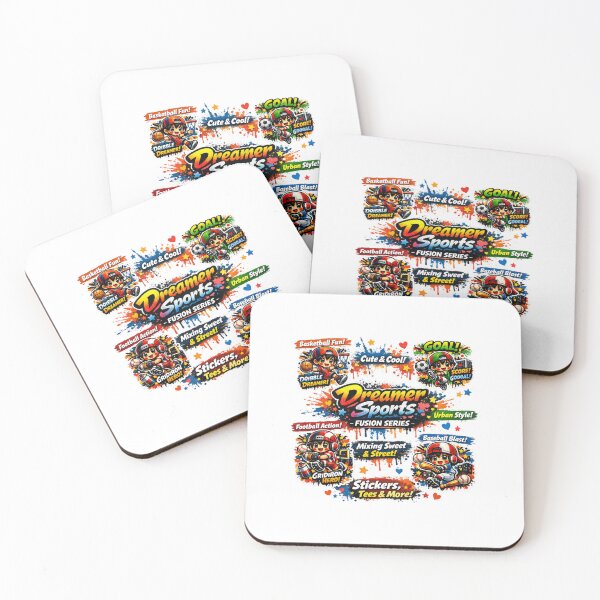 Item preview, Dreamer Sports Fusion Series – Kawaii Graffiti Sports Collection designed and sold by Joyfulfabric.