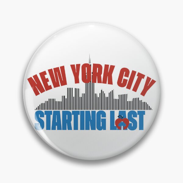 Item preview, Starting Last – NYC Apple Skyline Logo designed and sold by CLUB SODA KID DESIGNS.