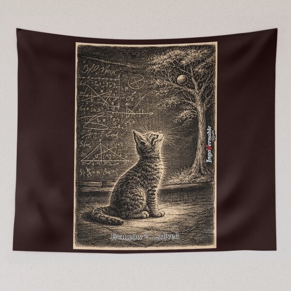 Item preview, Calculator Cat designed and sold by virusRojo.