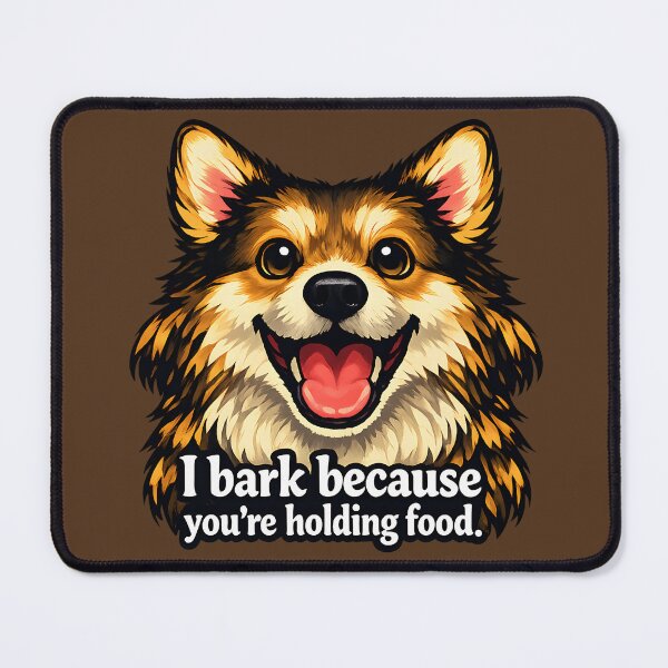 Item preview, Happy Dog Bark Meme designed and sold by ironydesigns.