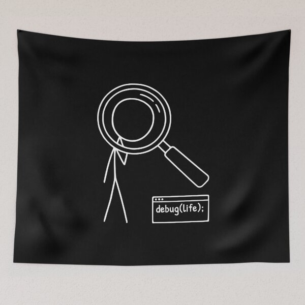 Item preview, Debug Life XKCD Style Programmer Humor designed and sold by AnnSign.