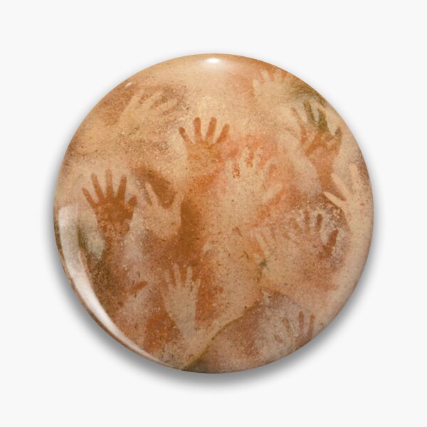 Item preview, Cave Art Primitive Style Handprint Pattern Design for Tribal Art Lover designed and sold by RickE.