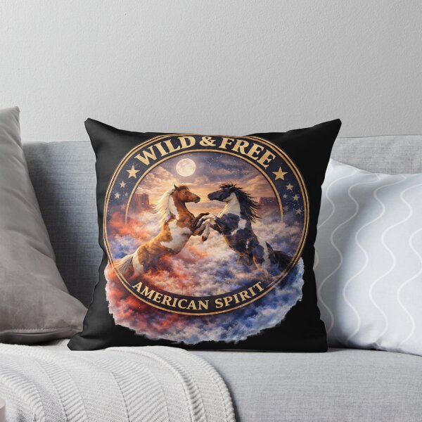 Item preview, Wild & Free Horses - 4th of July patriotic USA  design designed and sold by FREENATION2026.