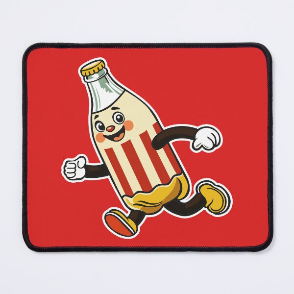 Item preview, Running Retro Soda – Fast & Fizzy Vintage Cartoon Design designed and sold by MerlinWear.