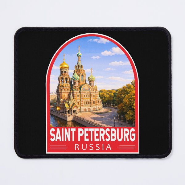 Item preview, Saint Petersburg Russia Travel Art Emblem designed and sold by KrisSidDesigns.