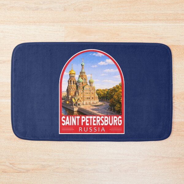 Item preview, Saint Petersburg Russia Travel Art Emblem designed and sold by KrisSidDesigns.
