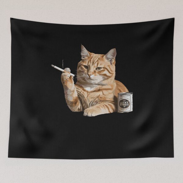 Item preview, Cat Meme Cat Smoking Cigarette And Beer Baddies Meme Gen Z designed and sold by Dressed For  Duty.