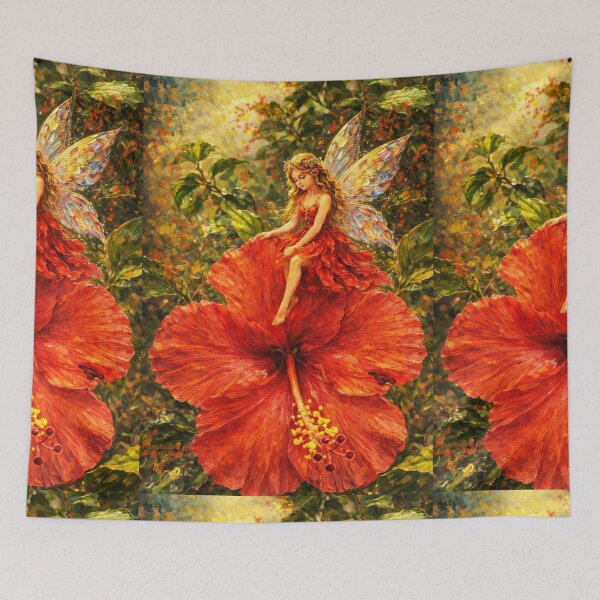 Item preview, Guardian of the Scarlet Hibiscus designed and sold by Art7Dimension.