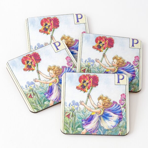 Item preview, Vintage Pansy Flower Fairy by Cicely Mary Barker designed and sold by Randomundi.