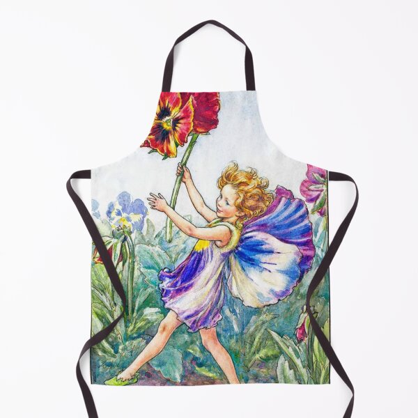Item preview, Vintage Pansy Flower Fairy by Cicely Mary Barker designed and sold by Randomundi.