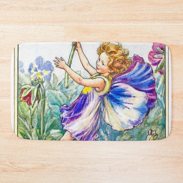 Item preview, Vintage Pansy Flower Fairy by Cicely Mary Barker designed and sold by Randomundi.