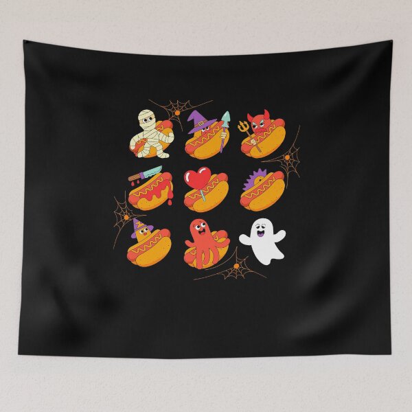 Item preview, Halloween Halloweiners Summerween Hot Dog Summer designed and sold by Dressed For  Duty.