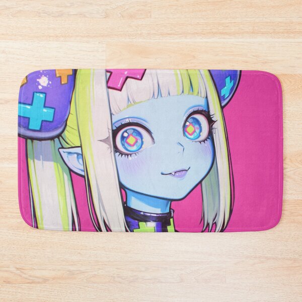 Item preview, Neon Cybergoth Anime Elf Girl designed and sold by bubblegoth.