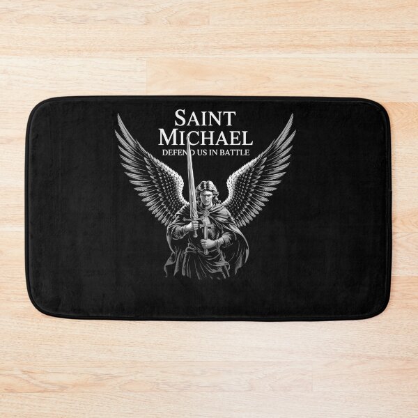 Item preview, Saint Michael Defend Us In Battle Faith Catholic Christian designed and sold by Dressed For  Duty.