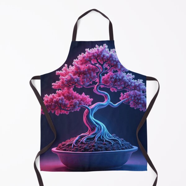 Item preview, Cyberpunk Vaporwave Pixel Art Bonsai Tree designed and sold by Retro Mood Co.