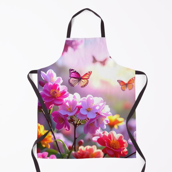 Item preview, Colourful Flowers and butterflies in sunset designed and sold by Creative Visualize.