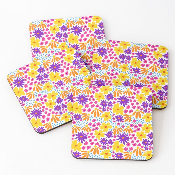 Item preview, Colorful abstract flowers pattern2 designed and sold by Ana Moguš.