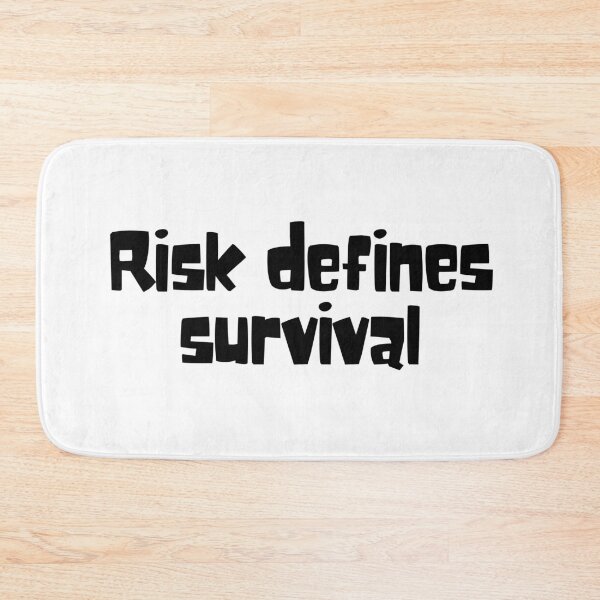 Item preview, Risk Defines Survival – Trading Risk Management Mindset Quote designed and sold by AXIS-EQUILIBRIO.