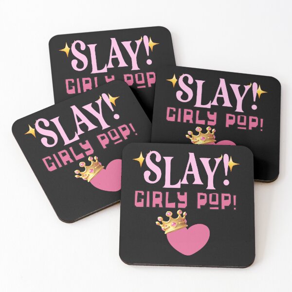 Item preview, Slay Girly Pop Shirt | Cute Crown Heart Tee | Sparkly Aesthetic Gift T-Shirt designed and sold by rvanderveken.