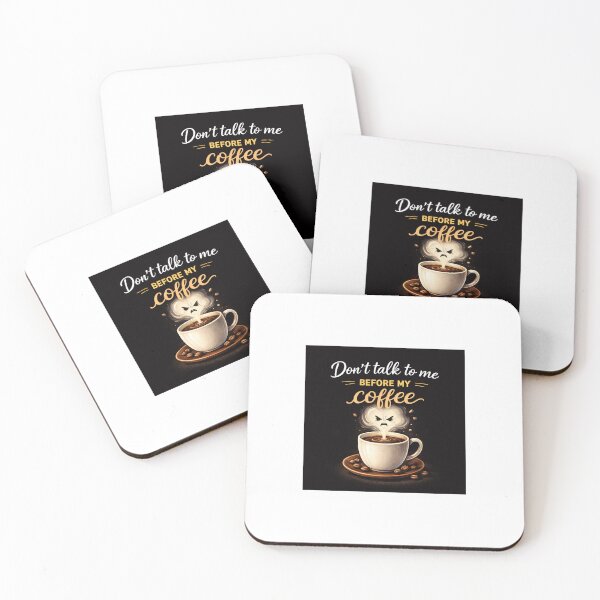 Item preview, Don't Talk To Me Before Coffee Funny Coffee Lover Design designed and sold by MARSHORY.