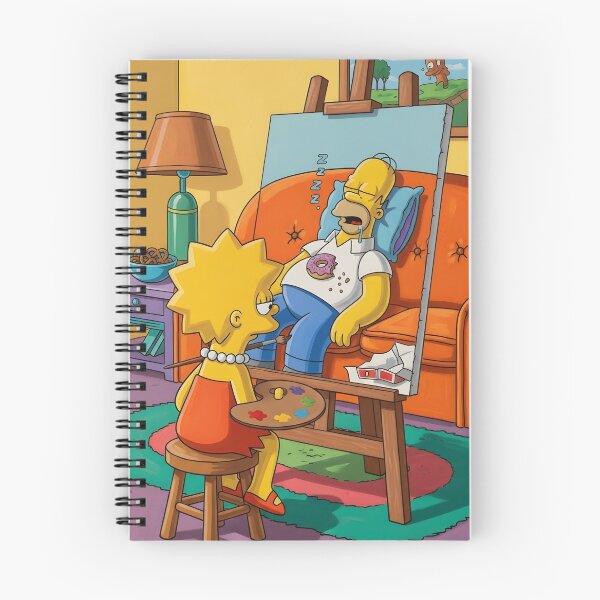 Item preview, Lisa Painting Homer Simpsons Wall Art designed and sold by DohLab.