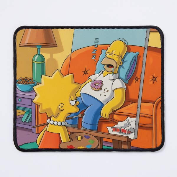 Item preview, Lisa Painting Homer Simpsons Wall Art designed and sold by DohLab.