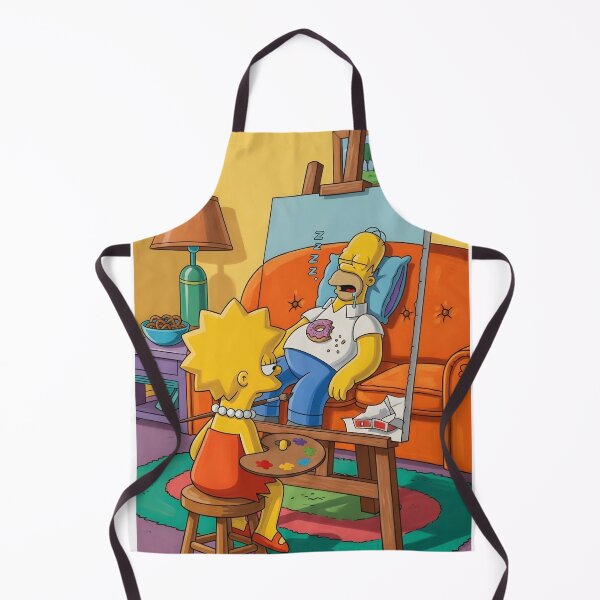 Item preview, Lisa Painting Homer Simpsons Wall Art designed and sold by DohLab.