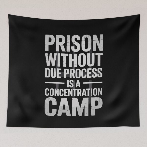 Item preview, Prison Without Due Process Is A Concentration Camp designed and sold by Dressed For  Duty.