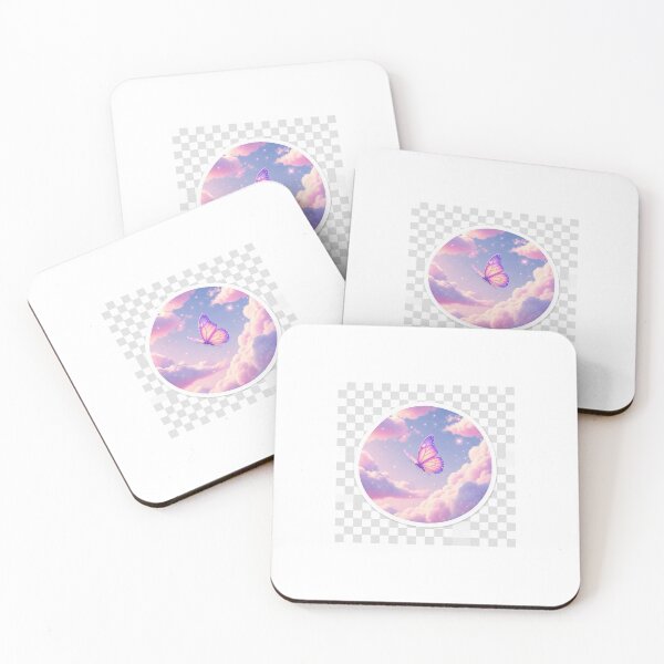 Item preview, Pastel Butterfly Aesthetic Soft Dreamy Sticker designed and sold by RRRsuperstore.