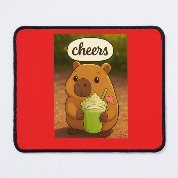 Item preview, Cheers T-shirt Funny Capibara designed and sold by ZemVibe.