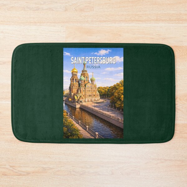 Item preview, Saint Petersburg Russia Illustration Travel Art Vintage designed and sold by KrisSidDesigns.