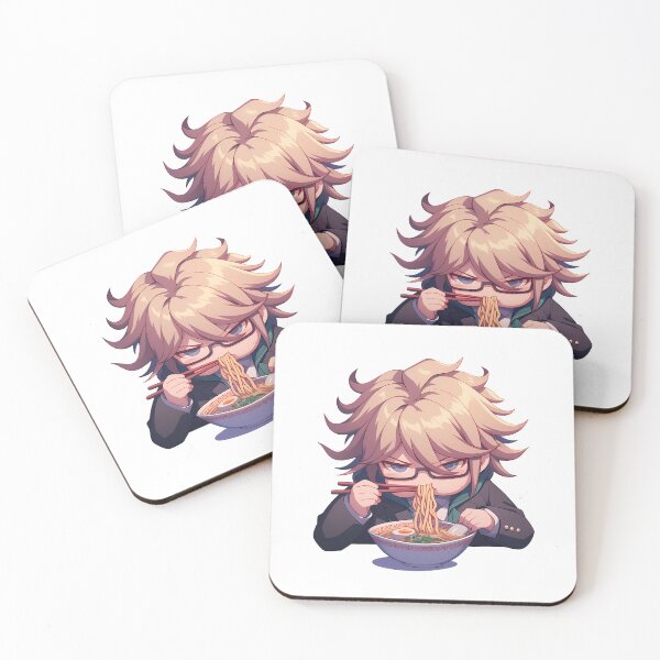 Item preview, Byakuya Togami Danganronpa Chibi Ramen With Cool Glasses And Classy Mood designed and sold by mildaclairmo.