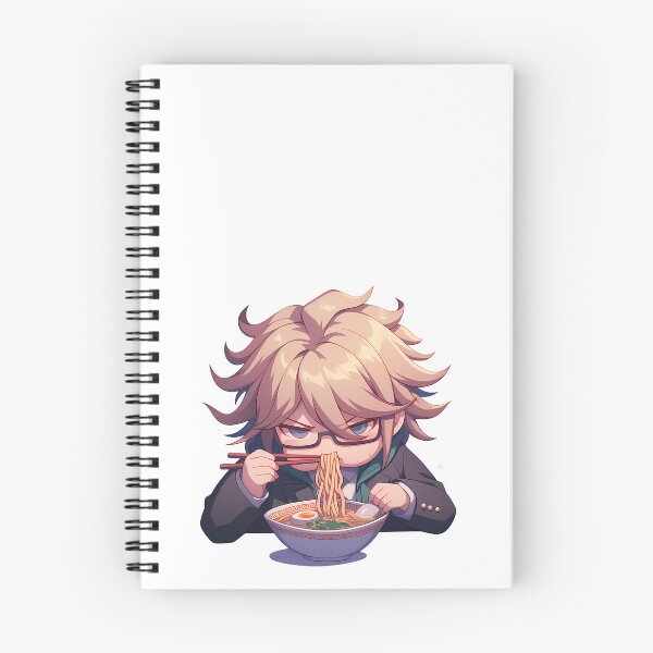 Item preview, Byakuya Togami Danganronpa Chibi Ramen With Cool Glasses And Classy Mood designed and sold by mildaclairmo.