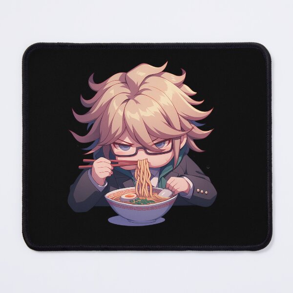 Item preview, Byakuya Togami Danganronpa Chibi Ramen With Cool Glasses And Classy Mood designed and sold by mildaclairmo.