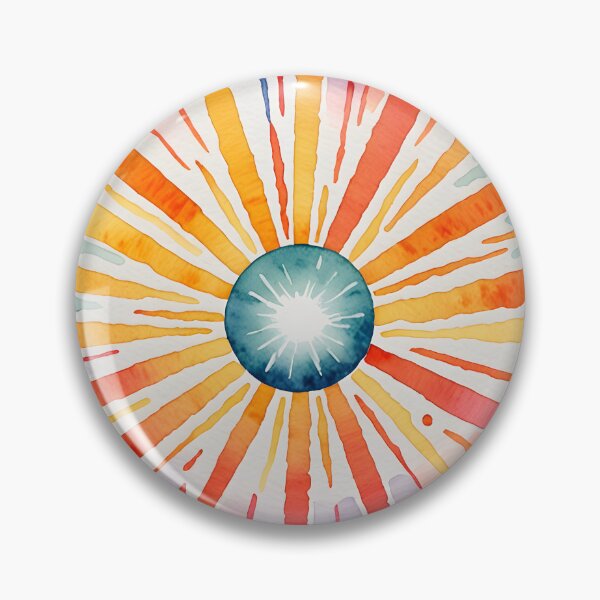 Item preview, WaterColor Sunburst designed and sold by Mia's Menagerie.