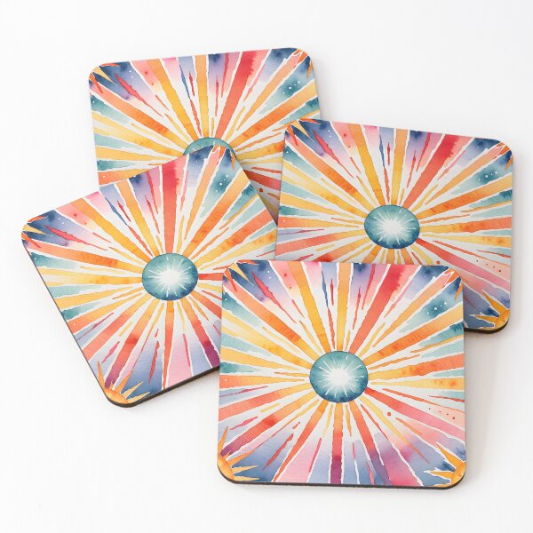 Item preview, WaterColor Sunburst designed and sold by Mia's Menagerie.